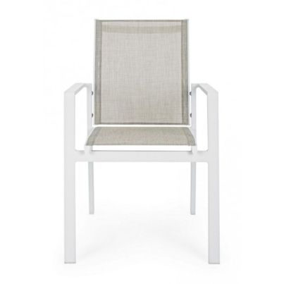 Градински стол CROZET 56,5x62x88 cm. бял