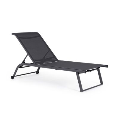 TAYLOR DARK GREY/CHARC SUNBED W-WHEELS