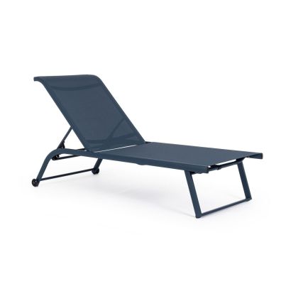 TAYLOR NAVY SUNBED W-WHEELS