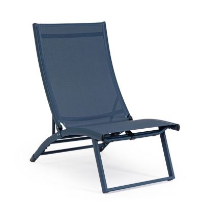 TAYLOR NAVY RECL. LOUNGE AMRCHAIR