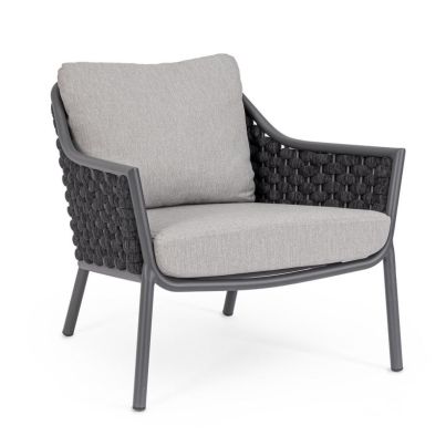 EVERLY ВЪГЛЕН QS22/ГРАФИТ ФОТЬОЙЛ С ВЪЗГЛАВНИЦА 