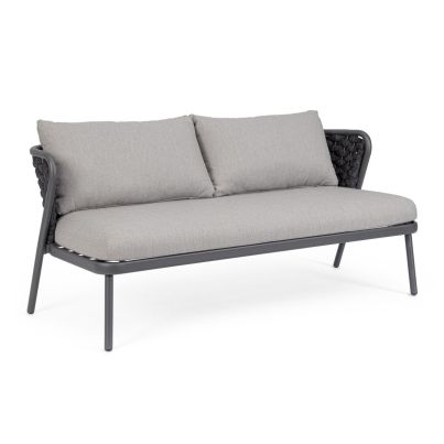 HARLOW QS22/ГРАФИТ ДИВАН 2 МЕСТА С ВЪЗГЛ. 