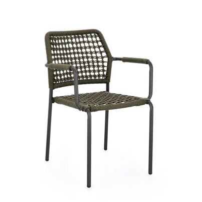 RAJADA CHARCJA60/GREEN CHAIR W-ARMREST