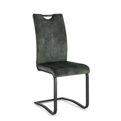 KENNETH DARK GEEN VELVET CHAIR
