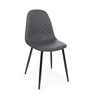 Chair AMANDA 45x54x87 cm. grey