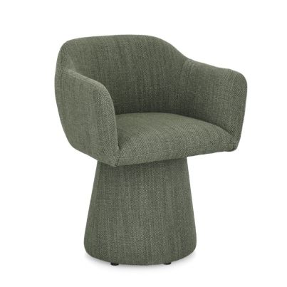 LOTTIE GREEN SWIVEL CHAIR