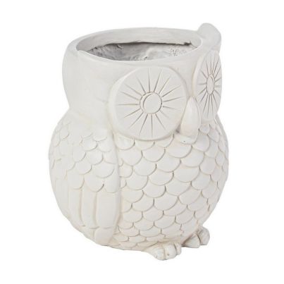 GARDEN OWL VASE HOLDER L