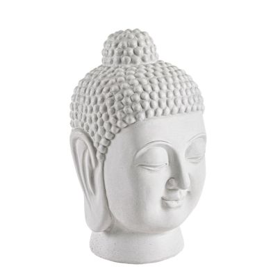 PATTAYA WHITE BUDDHA HEAD DECORATION