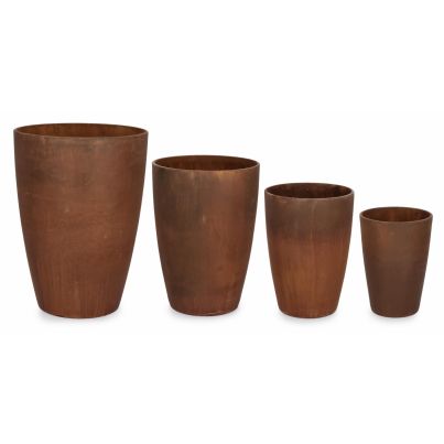 SET4 MEILI RO RUSTY VASE HOLDER