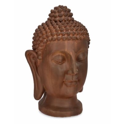 MEILI RUSTY BUDDHA HEAD DECORATION H59