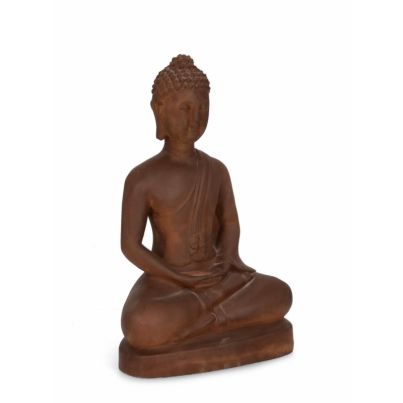 MEILI RUSTY SIT BUDDHA DECORATION H49