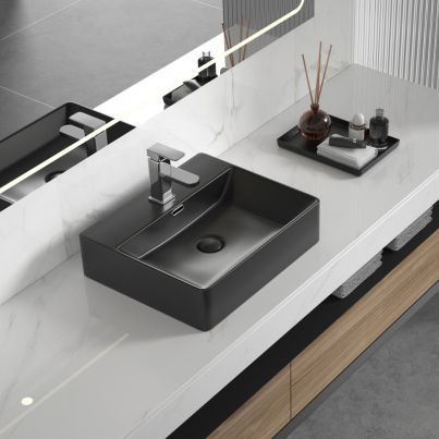 ПОРЦ. УМИВАЛНИК ЧЕРЕН МАТ 5042MB