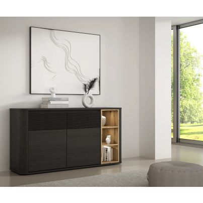 Комод TWO, дъб кабезон/дъб артисан