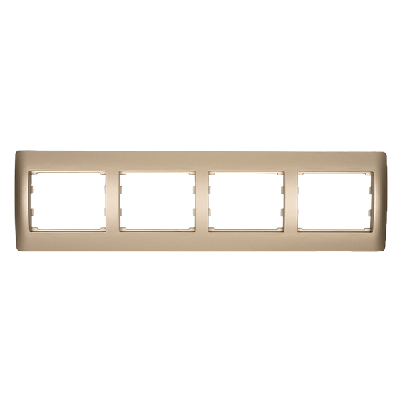 RHYME fourfold panel - champagne metallic