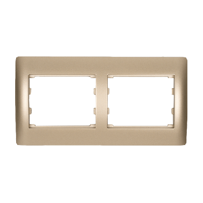 RHYME double panel вЂ“ champagne metallic