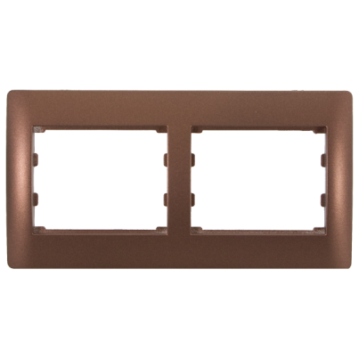 RHYME double panel вЂ“ coffee metallic
