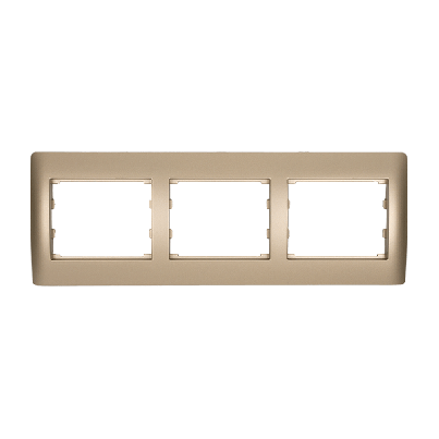 RHYME triple panel - champagne metallic