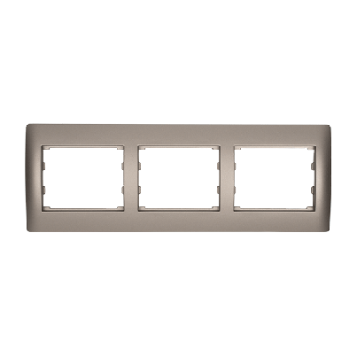 RHYME triple panel - grey metallic