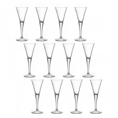 Cordial glasses FIORE 53ml 12pcs. clear