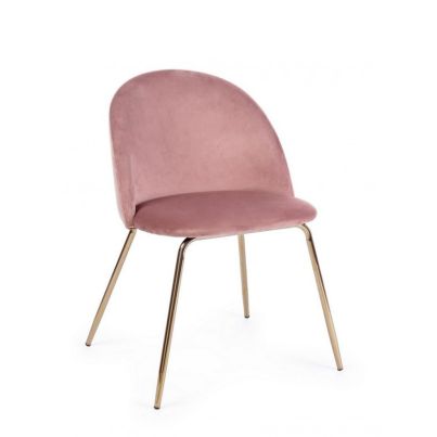 TANYA PINK VELVET CHAIR