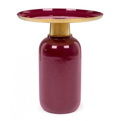 NALIMA BURGUNDY COFFEE TABLE D40.5