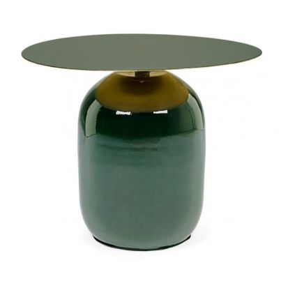 NALIMA DARK GREEN COFFEE TABLE D50