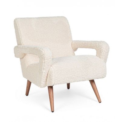BERNA WHITE ARMCHAIR