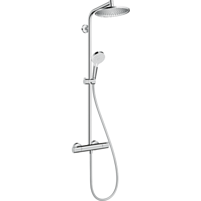 HG Shower System Crometta S240 1jet with Thermostat, Chrome
