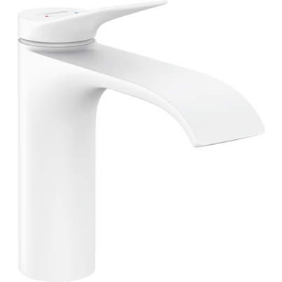 HG Basin Mixer Vivenis 110, Matte White