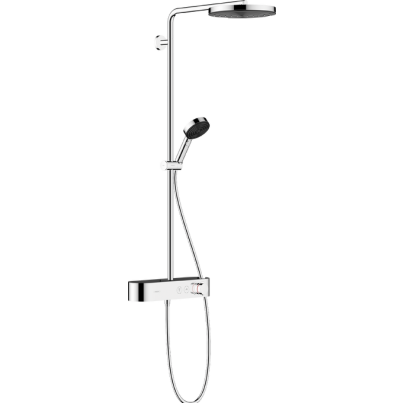 HG Shower System Pulsify S 260 1jet with Thermostat, Chrome