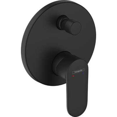 HG Concealed Bath and Shower Mixer Vernis Blend, Black