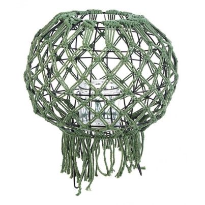 MACRAME GREEN LANTERN H38