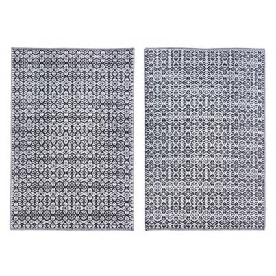 TIRRENIA BLACK-WHITE CARPET 120X180