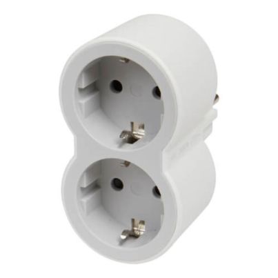 Adapter LEGRAND, vertical, 2×2P, white