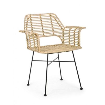 TUNAS NATURAL CHAIR W-ARMRESTS