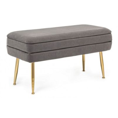 PAVLINA DARK GREY STORAGE BENCH