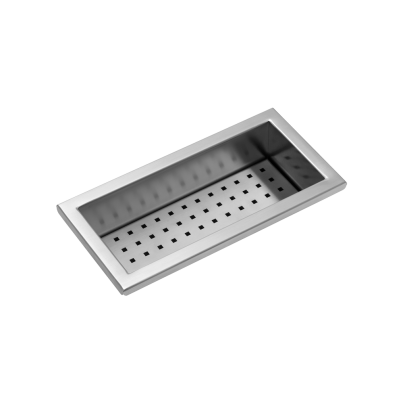 Colander BARAZZA 27 cm, Satin Stainless Steel