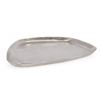 CHISEL SILVER DECORATIVE TRAY 38X34