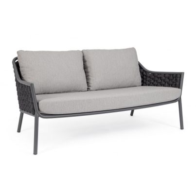 EVERLY ВЪГЛЕН QS22/ГРАФИТ ДИВАН 2 МЕСТЕН С ВЪЗГЛ. 