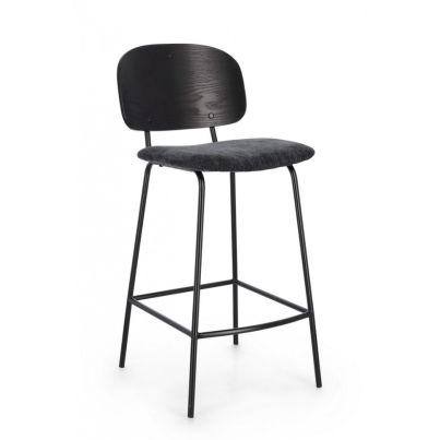 SIENNA DARK GREY KITCHEN STOOL