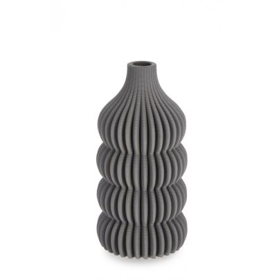 ILSA GREY VASE H20