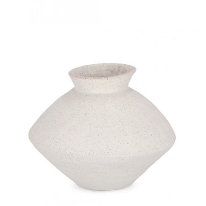 KUMI WHITE VASE H23