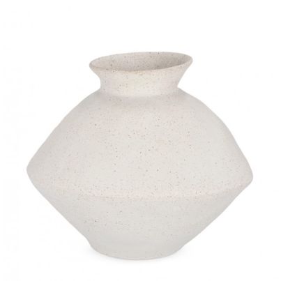 KUMI WHITE VASE H32