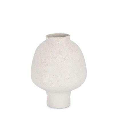 KUMI VASE WHITE H32