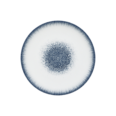 Плитка чиния SATURNIA Nancy, 26 см, бяла/синя
