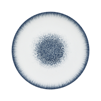 Чиния за сервиране SATURNIA Nancy, 31 см, бяла/синя