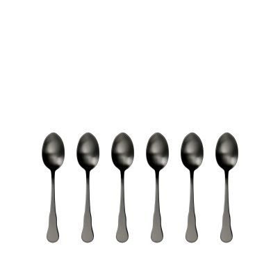 Herdmar Teaspoons set AMBAR 6pcs. Black box