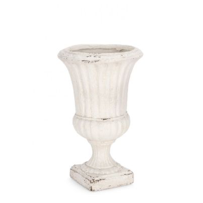 CASSIOPEA WHITE VASE H53
