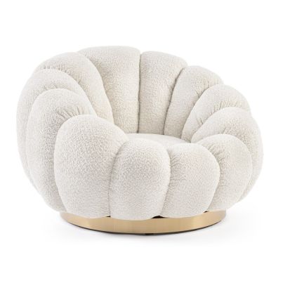 Bizzotto Armchair FLOREL 98x97x69 white