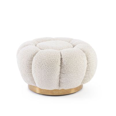 Bizzotto Табуретка FLOREL 65x35 бял